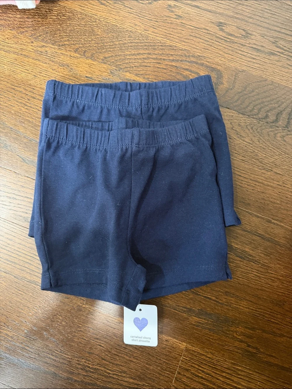 NWT The Children's Place Navy Stretch Twin Pack Shorts